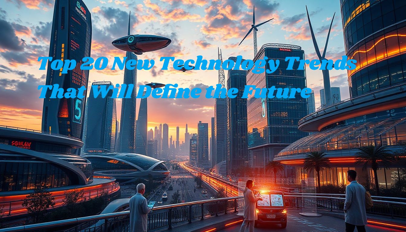 Top 20 New Technology Trends That Will Define the Future (2025 & Beyond)